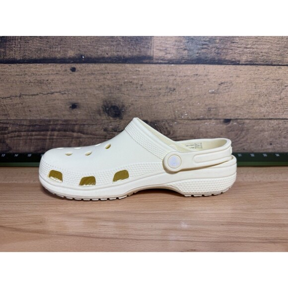 Crocs Unisex Adult's Classic Original Clog Off White Gloss (Men’s 7) Women’s 9 - Picture 3 of 9